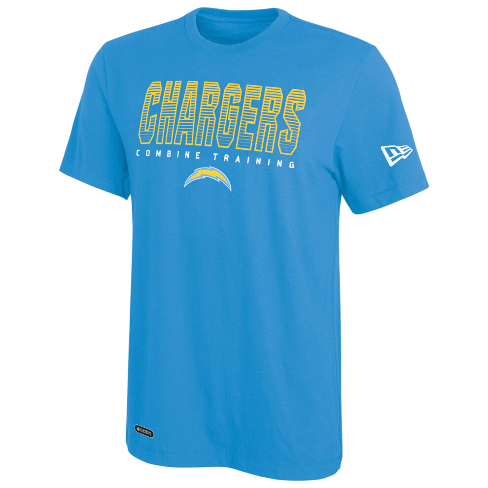 New Era NFL Men's Team Pride Dri-Tek Short Sleeve T-Shirt Los Angeles Chargers Medium