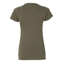 Next Level Womens CVC kortærmet besætning - Military Green S