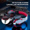 (Red) Bluetooth Wireless Headphone With Mic,ps4 Gaming Headset For Pc, Xbox One, Ps5 4