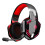 (Red) Bluetooth Wireless Headphone With Mic,ps4 Gaming Headset For Pc, Xbox One, Ps5 1