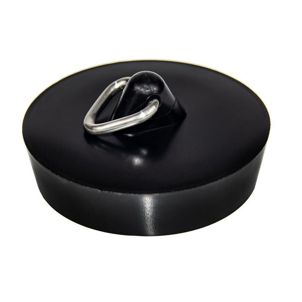 (black) Bath Drain Stopper Replacement Rubber Rubber Sink Plug