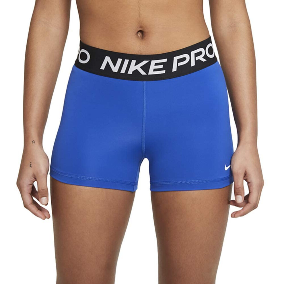 Nike Women's Pro 365 3in Shorts Game Royal/Black/White Medium