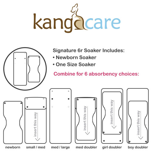 Kanga Care Rumparooz 10 Pack Microfiber 6R Soaker 2