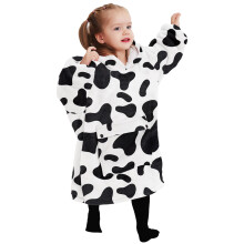 KFUBUO Tragbarer Decken-Kapuzenpullover f?r Kinder und Kleinkinder, Sherpa-Decke, Sweatshirt mit Tasche, s??e Hoodies f?r 2?6 Jahre alte M?dchen und J