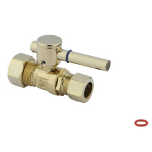 Fauceture CC44452DL 5/8"" IPS 1/2"" O.D. Compression Straight Valve Polished Brass