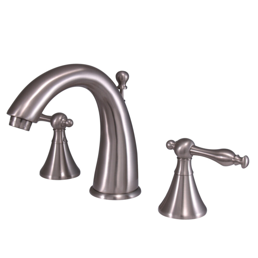 Kingston Brass Ks2978nl 8 In. Widespread Bathroom Faucet Brushed Nickel 663370010552
