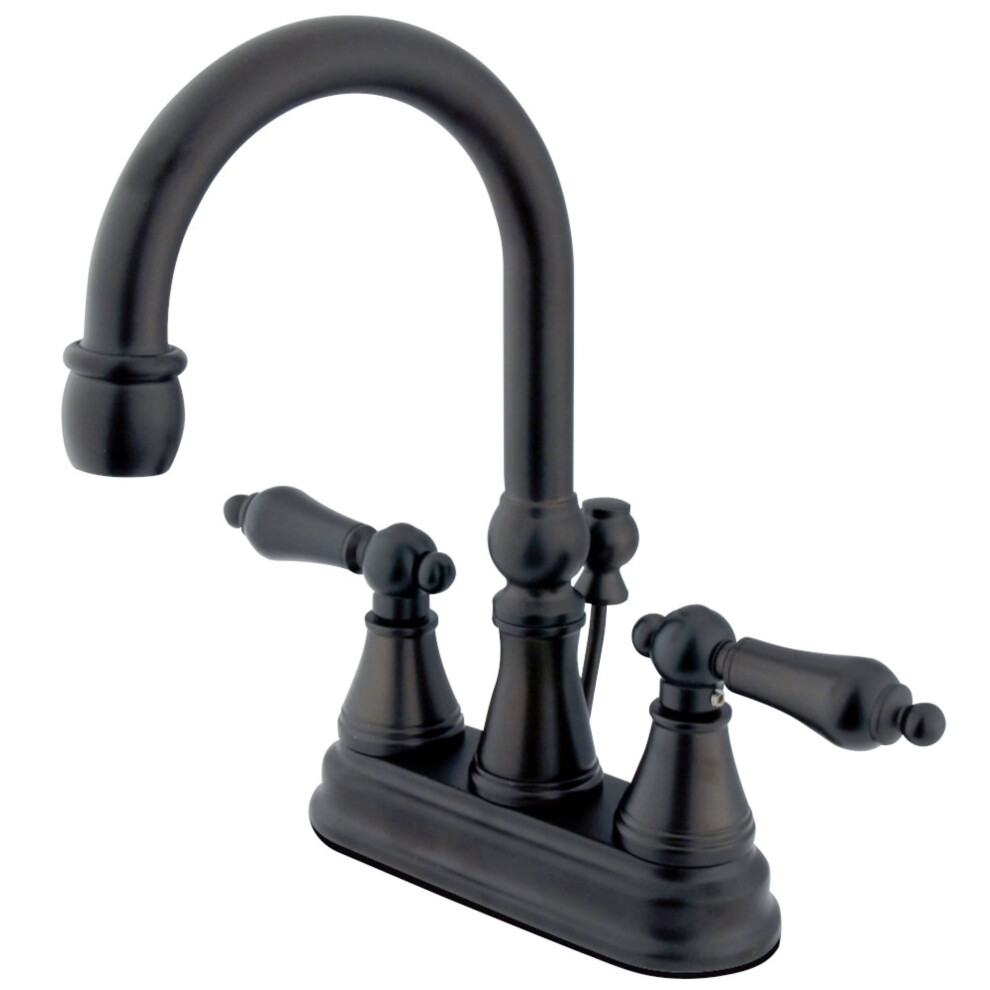 Kingston Brass Ks2615al 4 In. Centerset Bathroom Faucet Oil Rubbed Bronze 663370015823