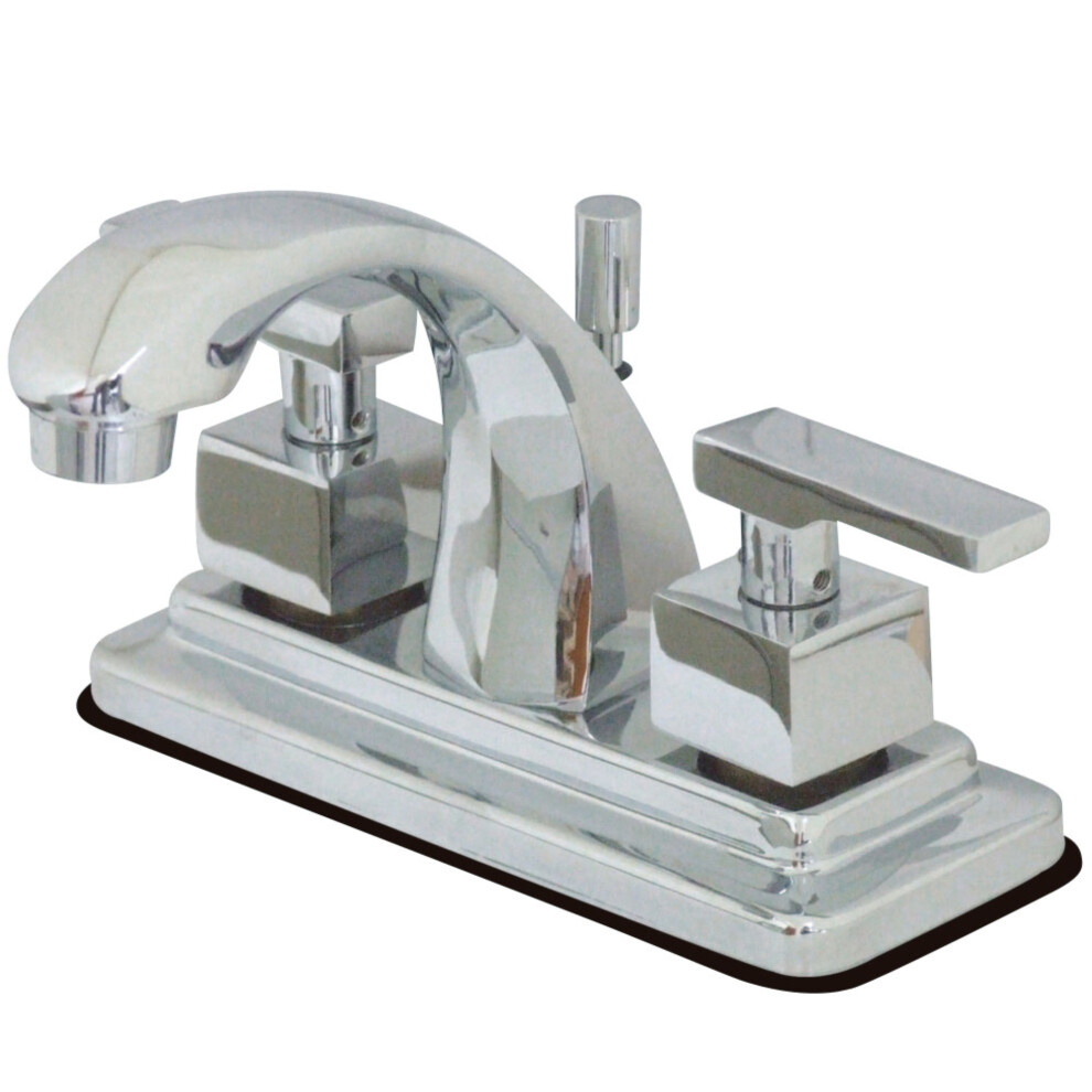 Kingston Brass Ks4641qll 4 In. Centerset Bathroom Faucet Polished Chrome