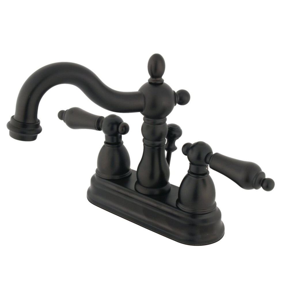 Kingston Brass Ks1605al 4 In. Centerset Bathroom Faucet Oil Rubbed Bronze 663370064821