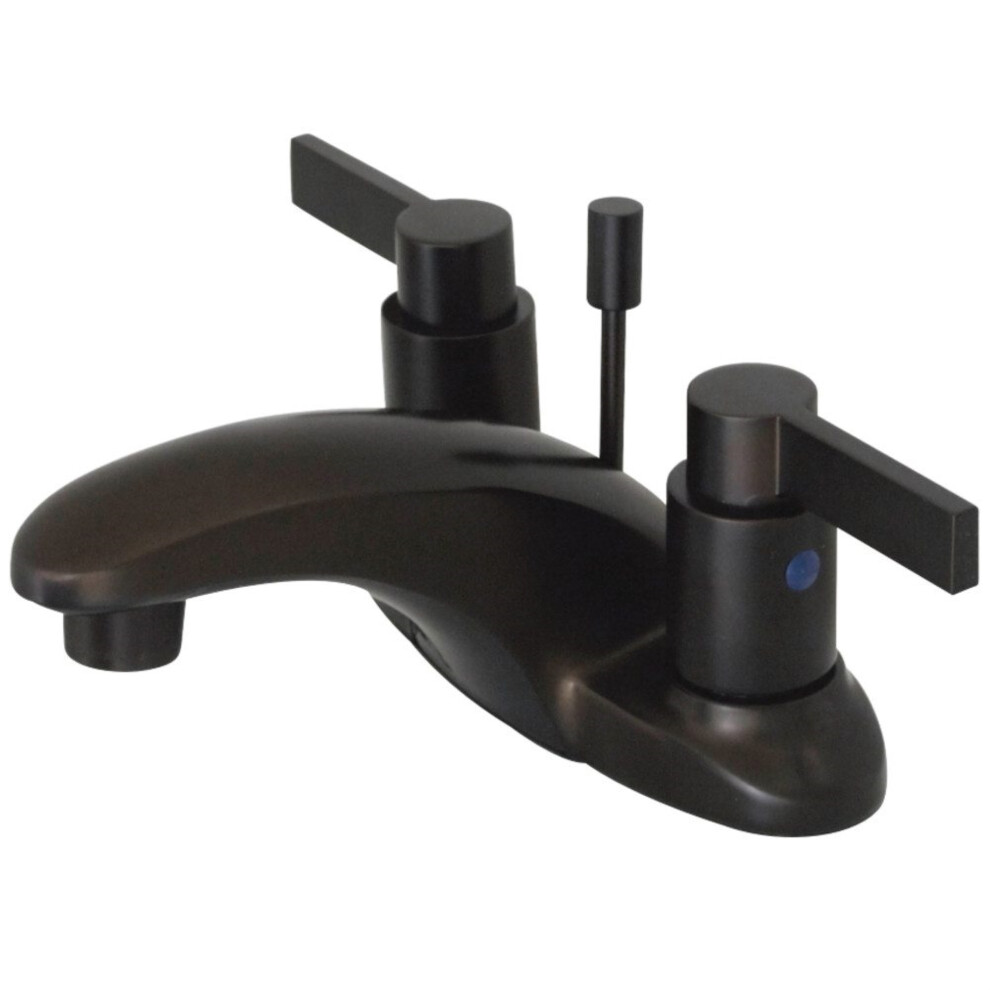 Kingston Brass Kb8625ndl 4 In. Centerset Bathroom Faucet Oil Rubbed Bronze 663370124303