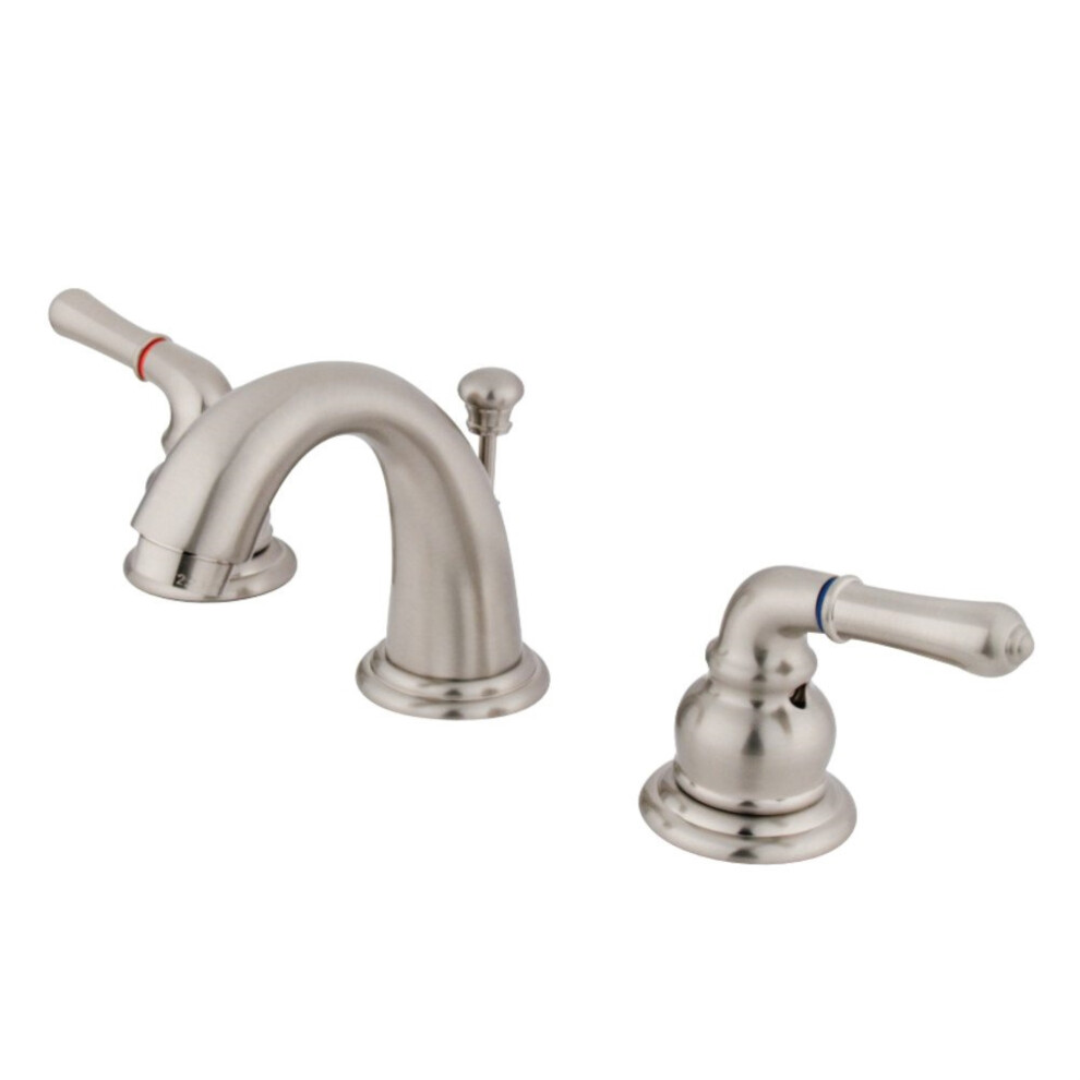Kingston Brass GKB918 Magellan Widespread Bathroom Faucet Brushed Nickel