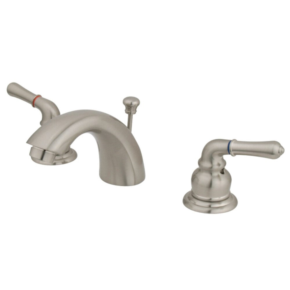 Kingston Brass GKB958 Mini-Widespread Bathroom Faucet Brushed Nickel