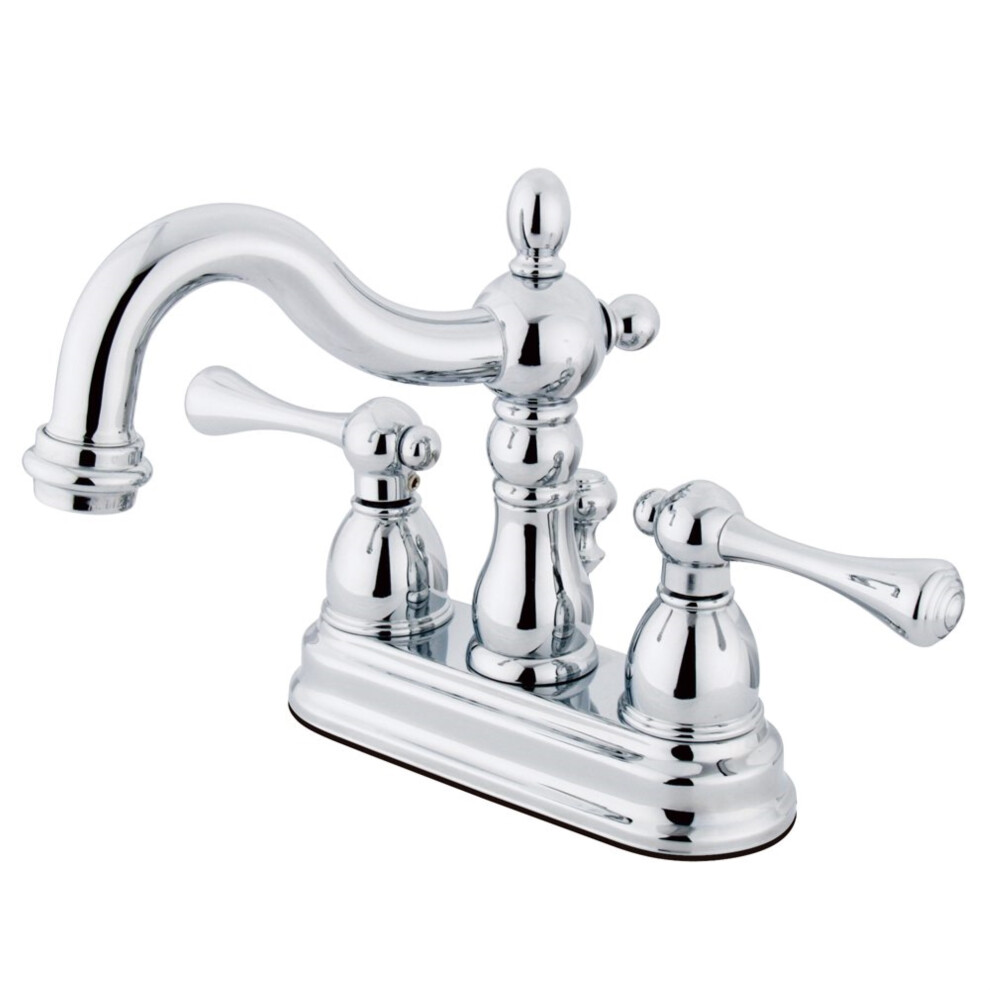 Photos - Tap Kingston Brass KS1601BL 4 in. Centerset Bathroom Faucet Polished Chrome B00JJ86JCC 