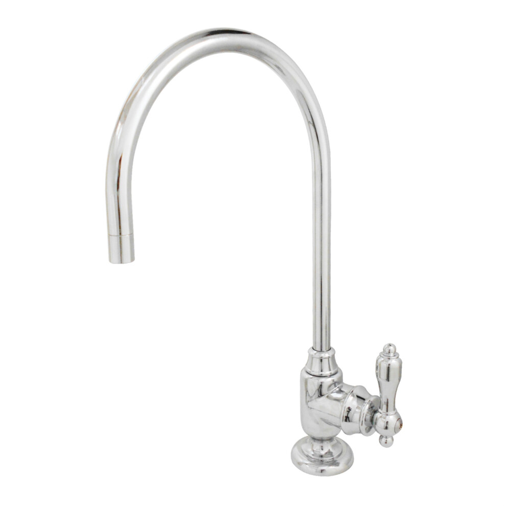 Kingston Brass KS5191TAL Tudor Enkelvoudige Waterfiltratiekraan, Gepolijst Chroom-image