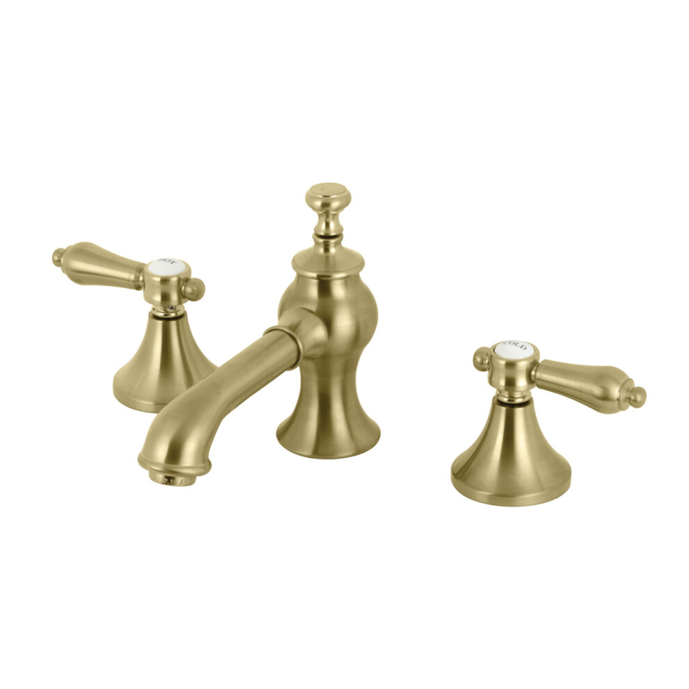 Kingston Brass Kc7067bal Heirloom 8 In. Widespread Bathroom Faucet Brushed Brass 663370577994