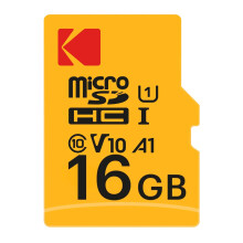 KODAK 16GB Class 10 UHS-I U1 MicroSDHC Card with Adapter 10x Write Speed