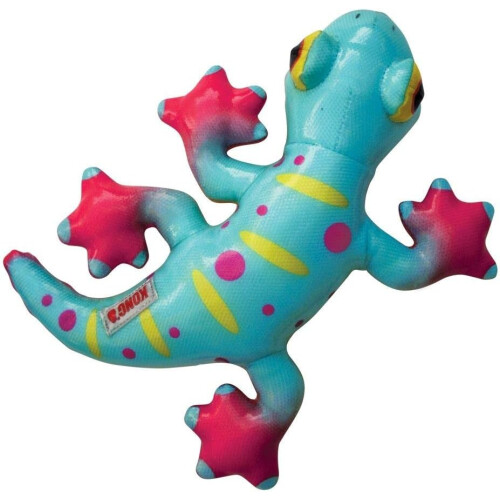 KONG KONG Shieldz Tropics Gecko Dog Toy Medium