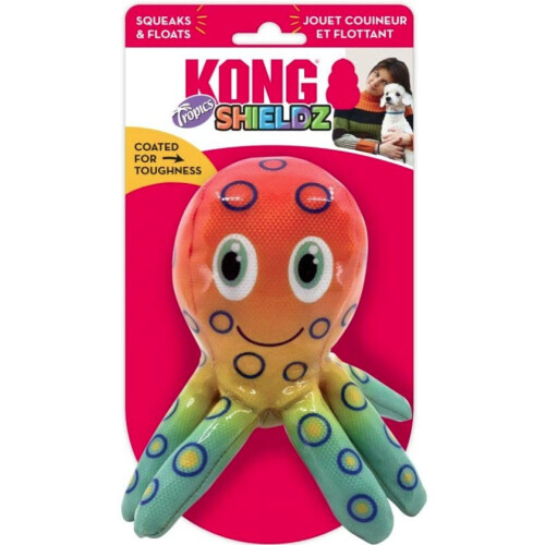 KONG KONG Shieldz Tropics Octopus Dog Toy Medium