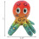 KONG KONG Shieldz Tropics Octopus Dog Toy Medium 2