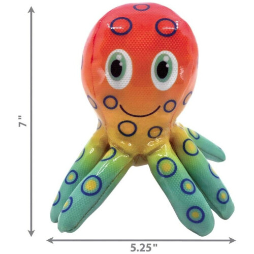 KONG KONG Shieldz Tropics Octopus Dog Toy Medium 1