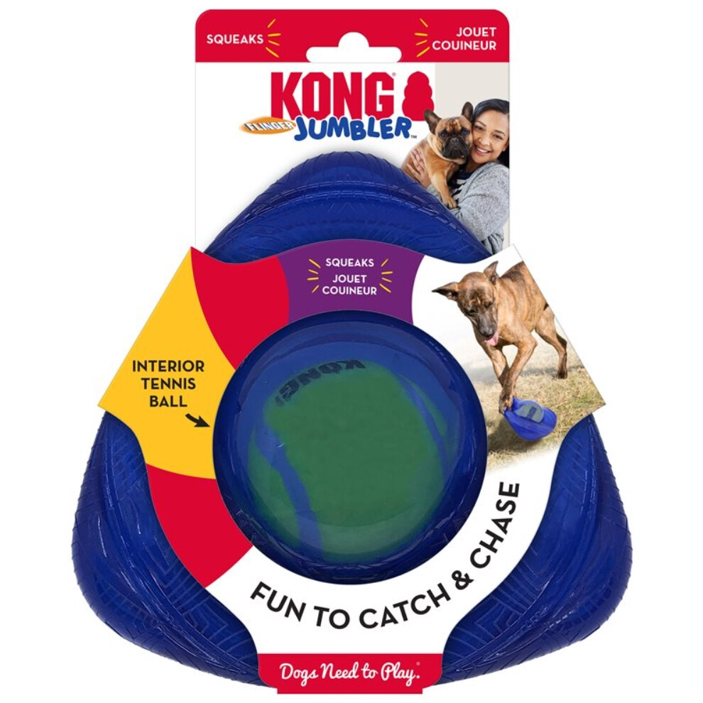 KONG Jumbler Flinger Dog Toy