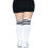 Over the knee athletic socks. 2