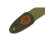 Tracolla per chitarra in cotone verde largo 2"" / Verde 2