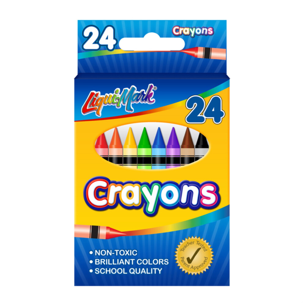 24pk Crayons - Non - Toxic