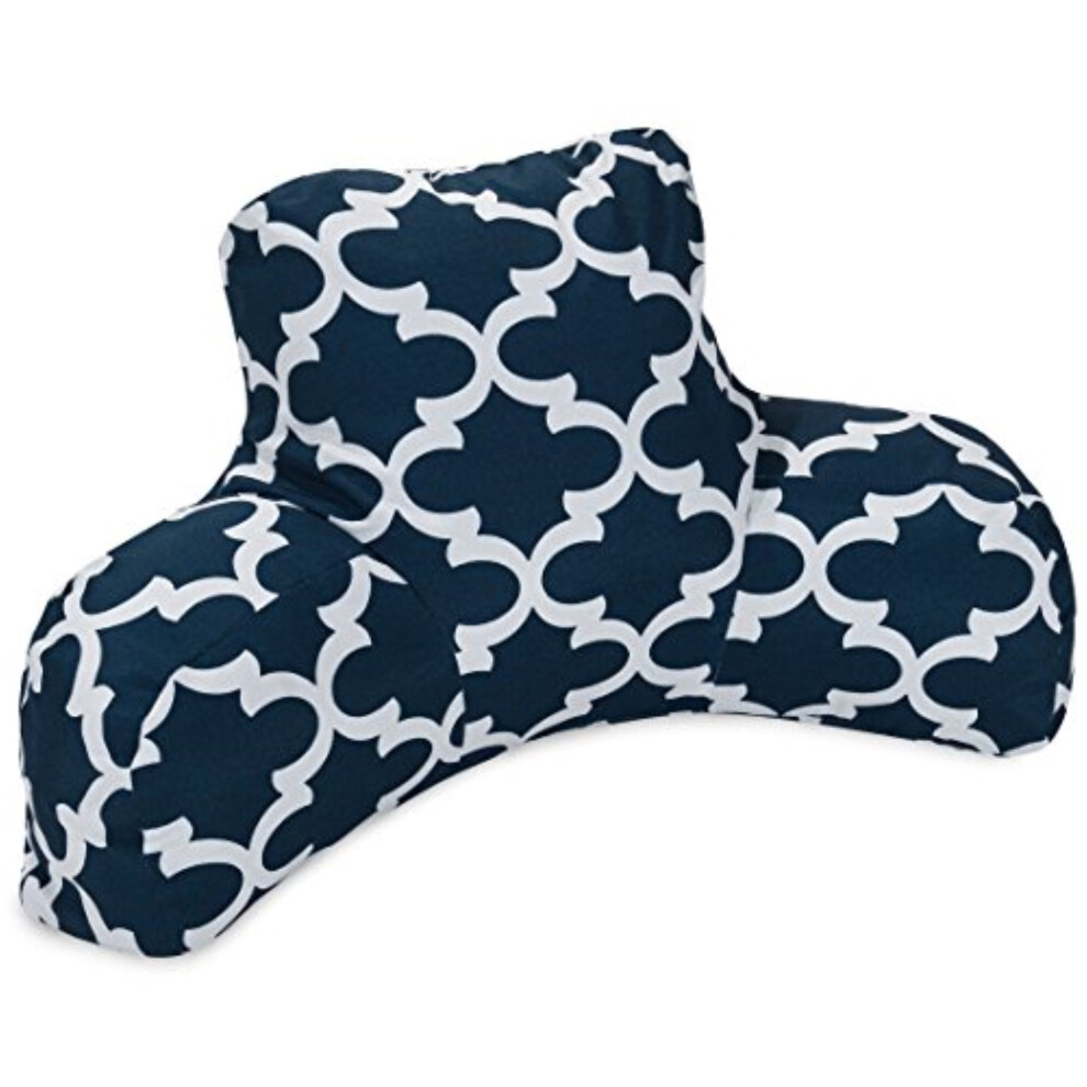 Photos - Sofa Navy Trellis Reading Pillow Italiano:
