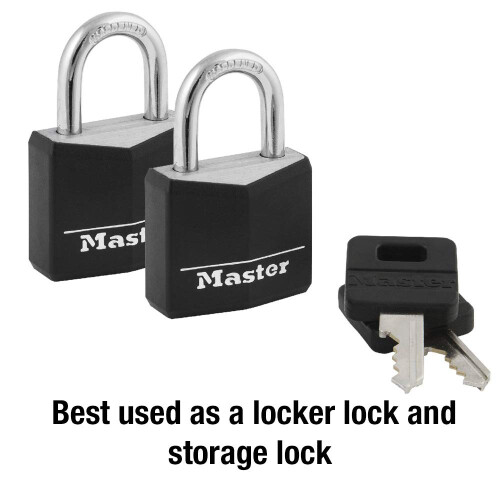 Master Lock PADLOCK 1-3/16BRS CVRD2 (Pack of 1) 1
