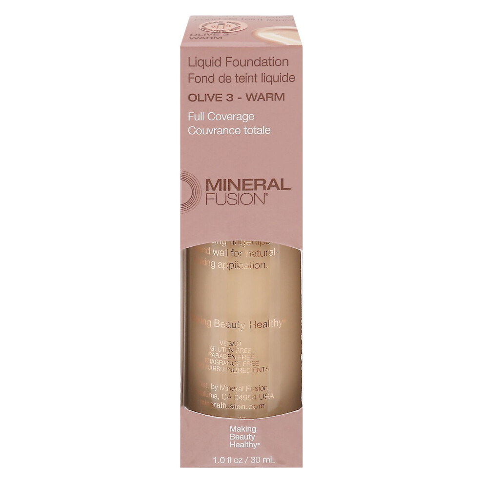 Minerale Fusie Mineral Fusion - Mkup Liquid Foundtn Olive 3 - 1 Each-1 Fz(D0102h54b9j)