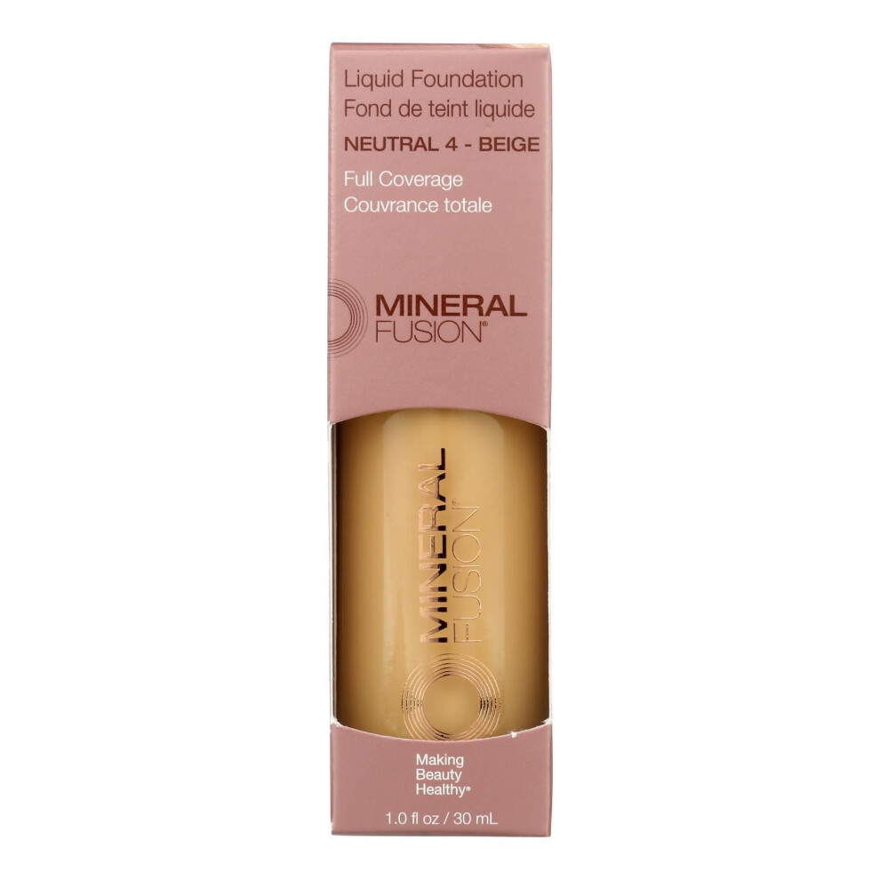 Minerale Fusie Mineral Fusion - Mkup Liquid Foundtn Ntrl 4 - 1 Each-1 Fz(D0102h54bdp)