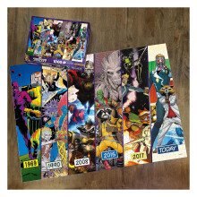 Marvel Guardians of the Galaxy Timeline-puzzel van 1000 stukjes