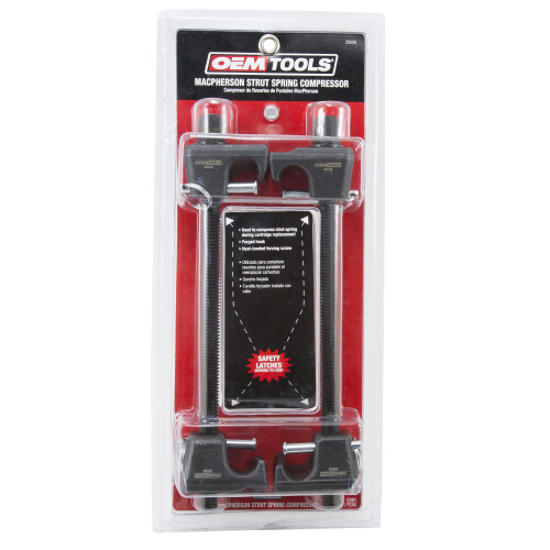 OEMTOOLS 25550 MacPherson 10.75 Inch Strut Spring Compressor  Set of 2 Universal Spring Compressor Tools  9.75 Inch Maximum Safe Opening 1