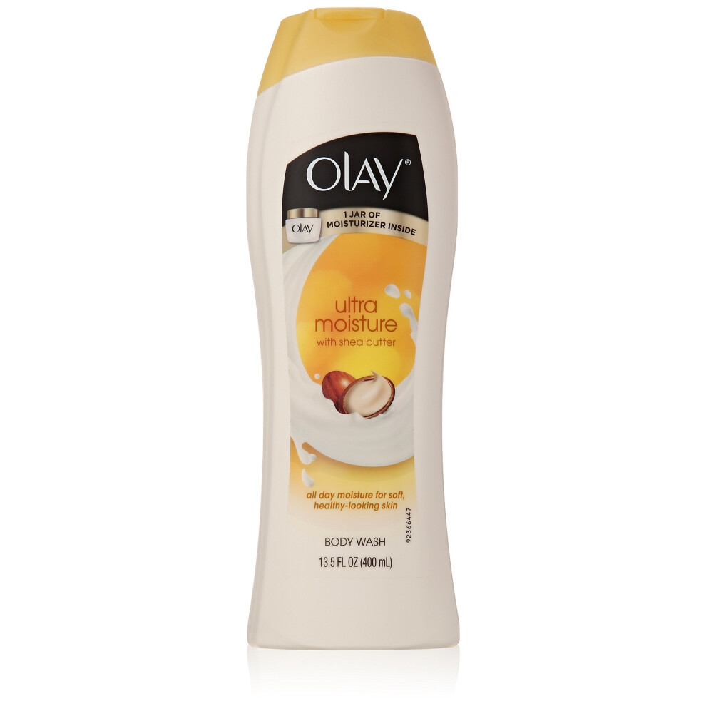 Olay Ultra Moisture Moisturizing Body Wash With Shea Butter 13.5 Oz (Pack Of 3)