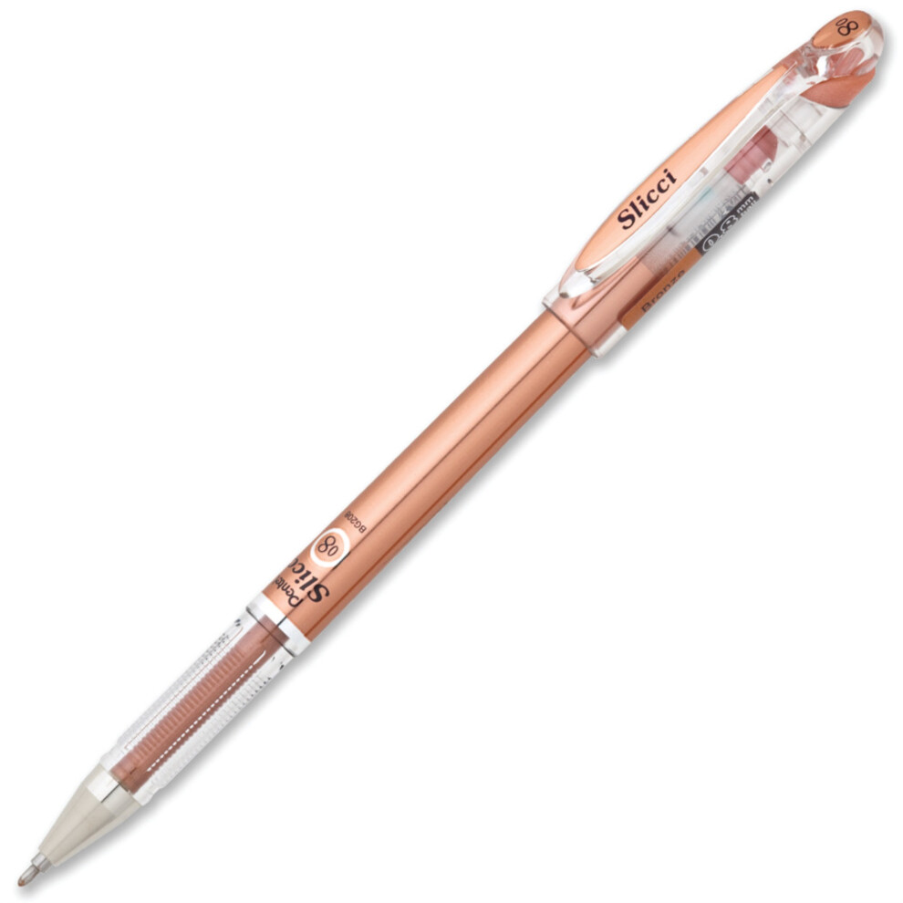 Pentel Slicci Metallic Gel Pen  Bonze