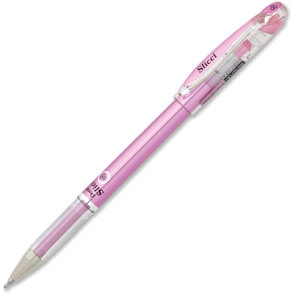 Pentel Slicci Metallic Gel Pen  Pink
