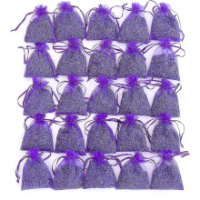 25pcs Lavender Sachets Bags, Dried Lavender Flowers Fragrance Sachets