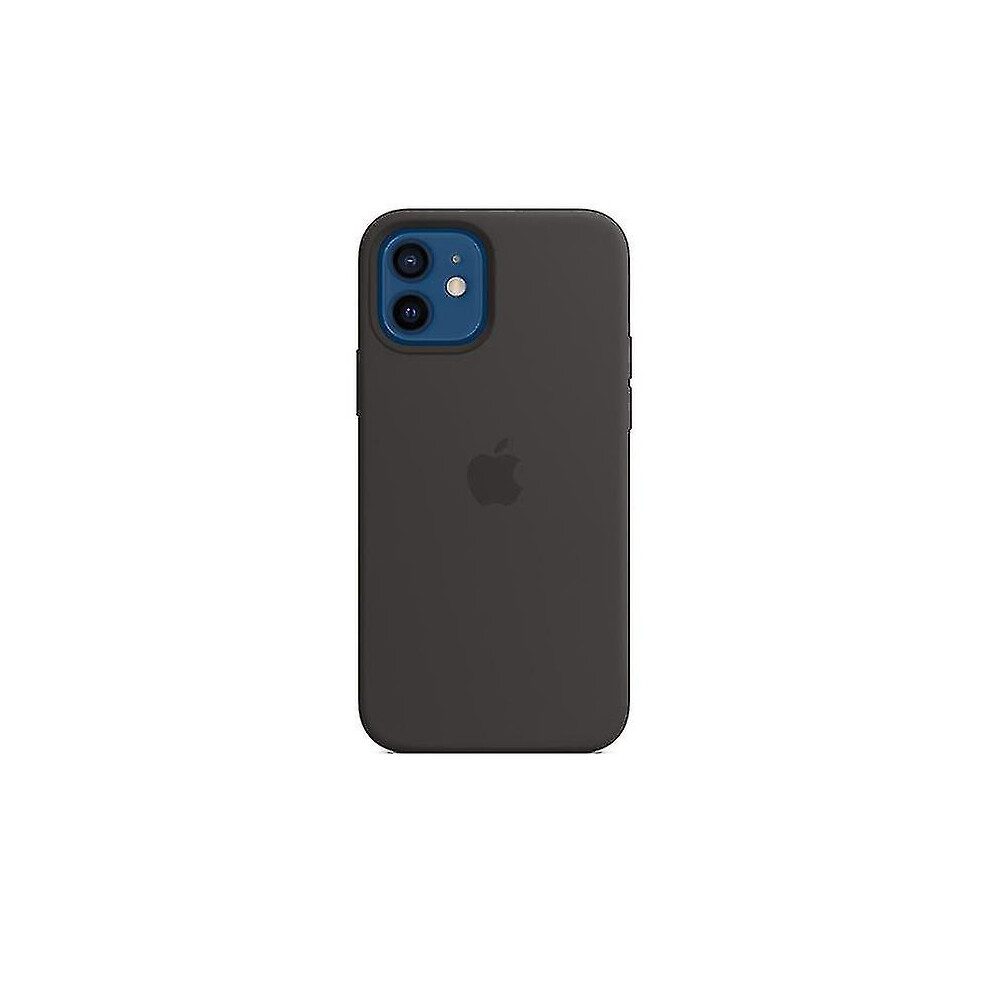 (Black) Christmas Silicone Case With Magsafe For Iphone 12