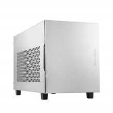 Srebrna Aluminiowa obudowa zewnetrzna ze stali Obudowa typu Small Form Factor z obsluga kieszeni na naped 23,5 32,5 cala Plyta glwna mini-ITX/Mi