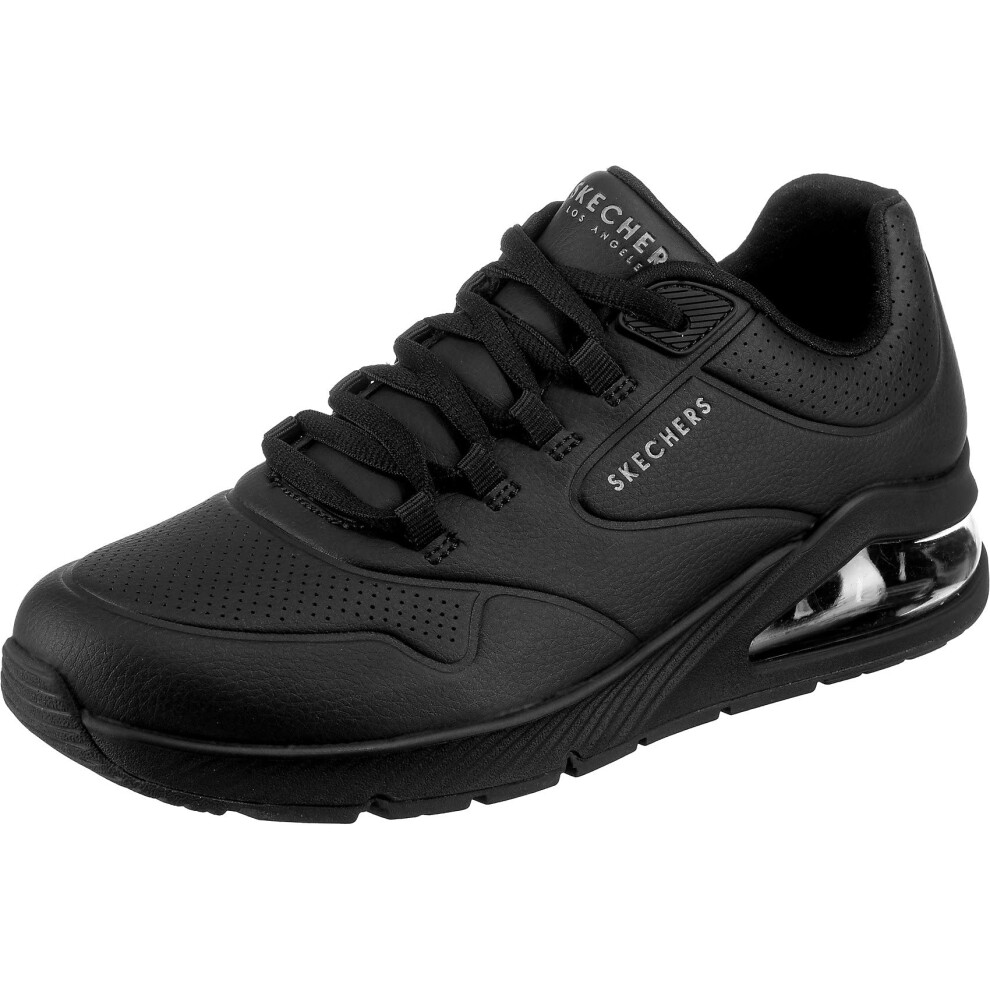 Skechers Women's Uno 2-Air Around You Sneaker Black/Black 9.5