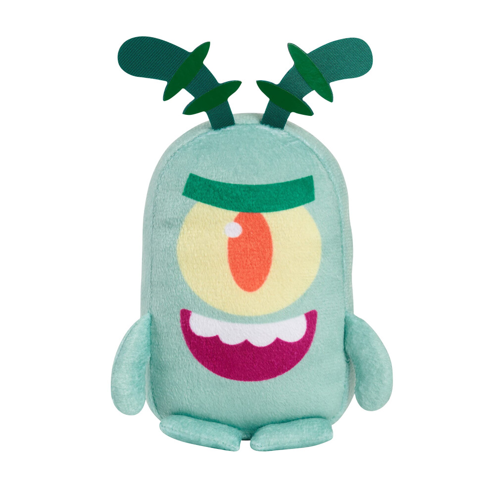 SpongeBob SquarePants 7-inch Small Plush Stuffed Animal - Plankton Bikini Bottom Bestie