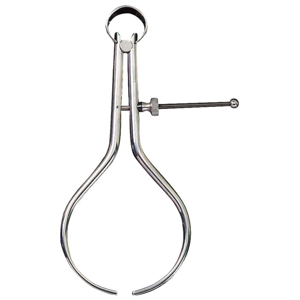 275-6 Toolmakers Spring-Type Caliper and Divider Outside 6 Size and Capacity Solid Nut Round Leg