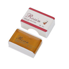 Rosin For Violin Viola Cello Rosin Brush Musical Instrument Cleaning Tool (yellow)