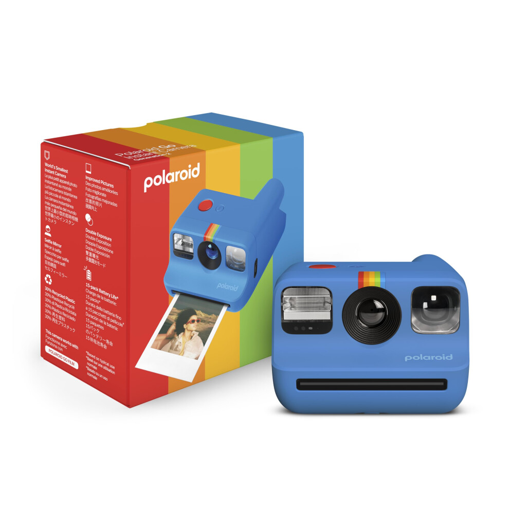 Polaroid Go Generation 2 - Mini Instant Film Camera - (9147) - Only Compatible With Go Film Blue