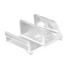 Slide-Co 193074 Ondersteuning voor Bad en Douche, Duidelijk Plastic, Sterling (Enkel Pack)