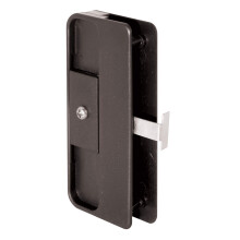 SlideCo 121803 Black Plastic Mortise Style Screen Door Latch and Pull Jim Walters (Single Pack)