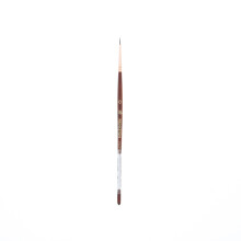 Princeton Size 0 Artist Neptune Brushes for Watercolor Series 4750 Round Synthetic Squirrel Dark Wood