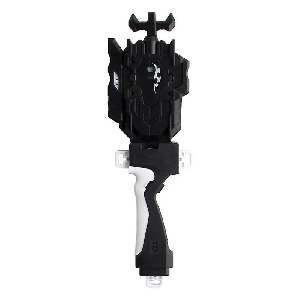 (Black) Gyro Launcher And Handle Grip Burst Starter String Strong Spinning Gift