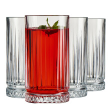 (1 Set of 4 x 435ml) Drinking Whiskey Glass Tumblers Short Tall Highball Glassware Set 4/8